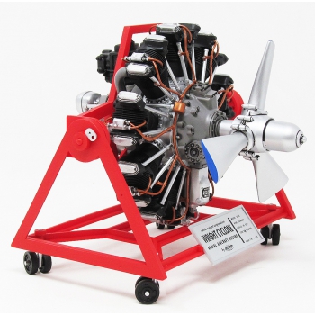 Plastikmodell – ATLANTIS Models Motor 1:12 Wright Cyclone 9 Sternmotor STEM – AMCM6052
